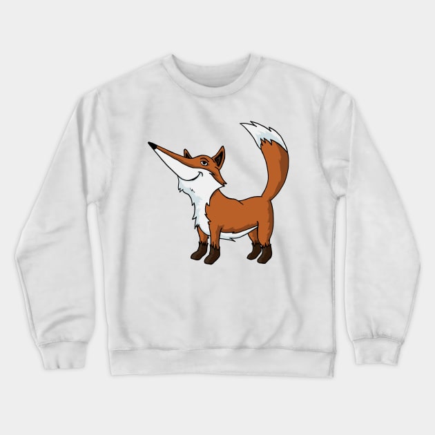 Fox!!! Crewneck Sweatshirt by RockyBadlands